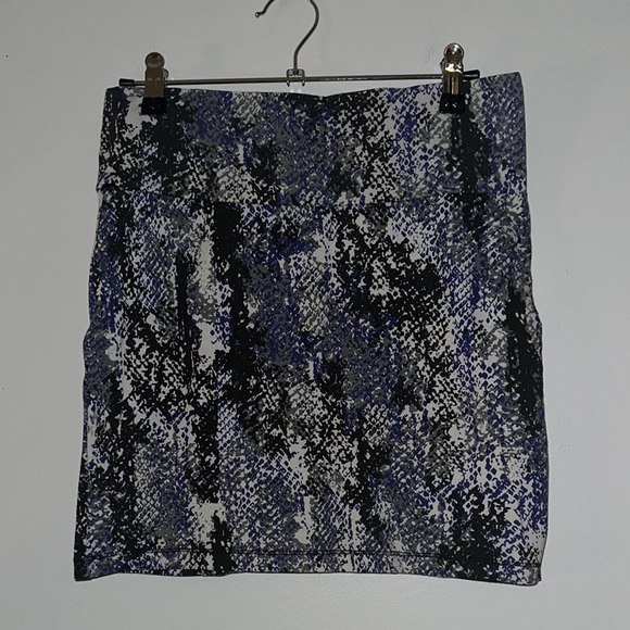 kohls Dresses & Skirts - Blue and Gray Mini Pencil Skirt for Night Out